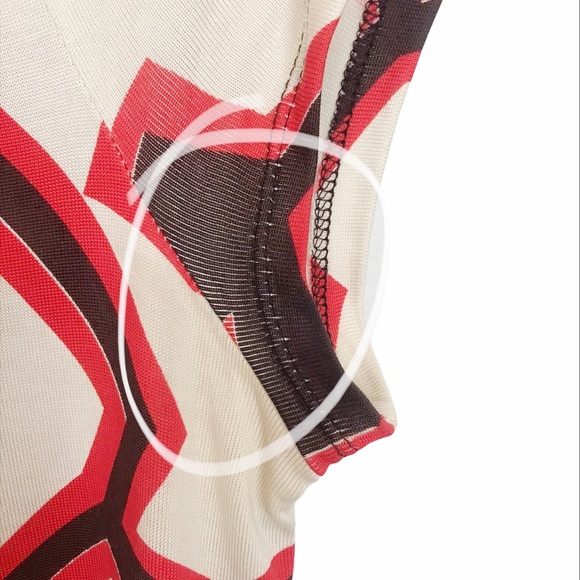 Diane Von Furstenberg Silk Ginkgo Print Dress 8 - Picture 9 of 10